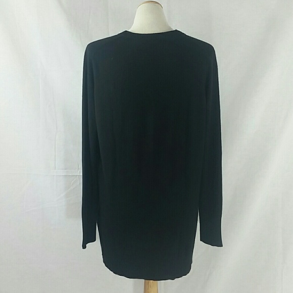 Banana Republic black zip up sweater - Picture 3 of 6